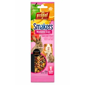 Ласощі для гризунів Vitapol Smakers Weekend Style Паличка з фруктами 1 шт 45 г