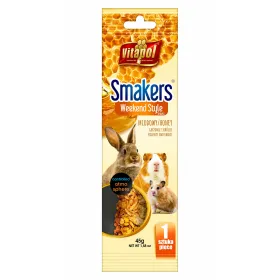 Ласощі для гризунів Vitapol Smakers Weekend Style Паличка з медом 1 шт 45 г