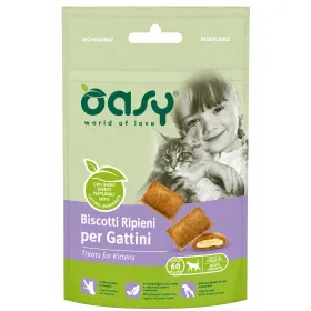 Ласощі для кошенят OASY Kitten Treats Подушечки з куркою 60 г