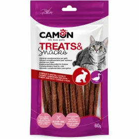 Ласощі для котів Camon Treats&Snaks Палички з кролячого м'яса та качки 60г