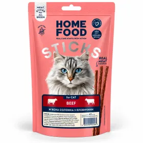 Ласощі для котів Home Food Соломка з яловичини 40 г