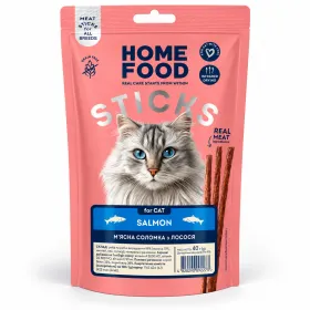 Ласощі для котів Home Food Соломка з лосося 40 г