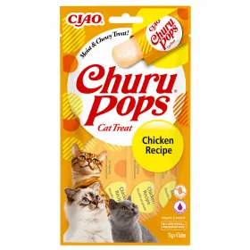 Ласощі для котів Inaba Churu Pops Вершкове желе з куркою 4*14 г