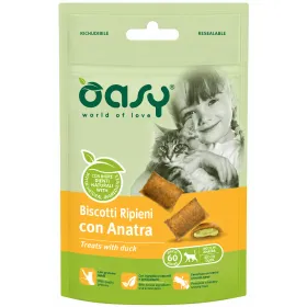 Ласощі для котів OASY CAT Treats Подушечки з качкою 60 г