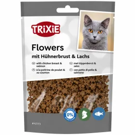 Ласощі для котів Trixie Flowers Хрусткі снеки з курячою грудкою та лососем 50 г