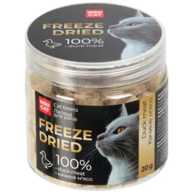 Ласощі для котів WAUCAT Treats Freeze dried Duck Meat Качине м'ясо 20 г