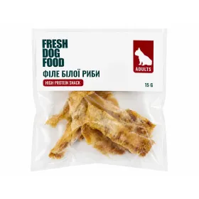 Ласощі для собак Fresh Dog Food Філе білої риби 15 г