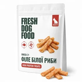 Ласощі для собак Fresh Dog Food Філе білої риби 70 г
