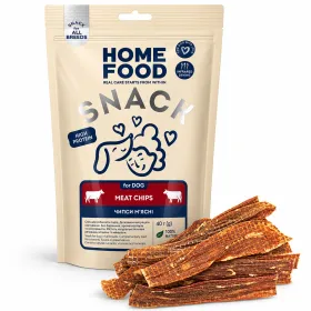 Ласощі для собак Home Food М'ясні чипси 40 г