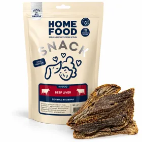Ласощі для собак Home Food Печінка яловича 80 г