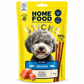 Ласощі для собак Home Food Соломка з лосося 80 г