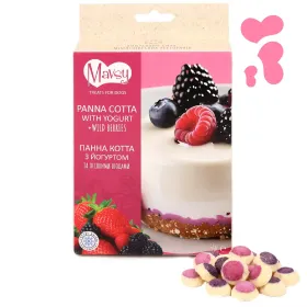 Ласощі для собак Mavsy Freeze Dried Panacotta with Yogurt and Wildberry Панна-котта з йогуртом та лісовими ягодами 50 г