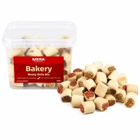 Ласощі для собак Mera Backery Snacky Mix Печиво мікс м'ясних рулетиків 400 г
