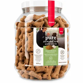 Ласощі для собак Mera Pure Sensitive Insect Protein Печиво з білком комах та рисом 600 г
