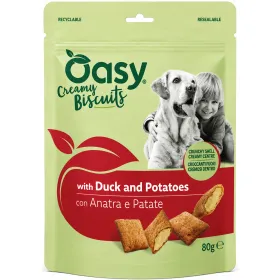 Ласощі для собак OASY DOG Treats Подушечки з качкою та картоплею 80 г