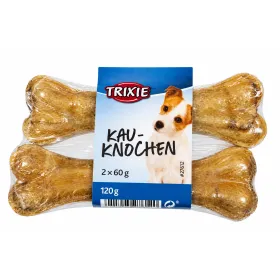 Ласощі для собак Trixie Chewing Bones with Bull Pizzle Жувальні кістки пресовані з бичачим корнем 12 см 2*60 г
