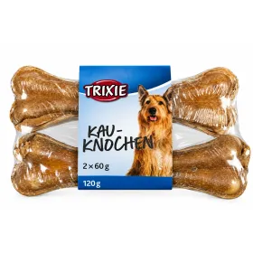 Ласощі для собак Trixie Chewing Bones with Tripe Жувальні кістки пресовані з рубцем 12 см 2*60 г