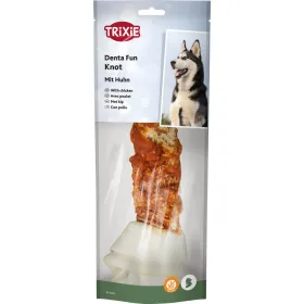 Ласощі для собак Trixie Denta Fun Knot with Chicken Біла вузлова кістка з куркою 25 см 220 г