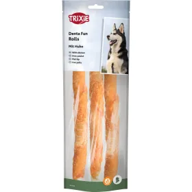 Ласощі для собак Trixie Denta Fun Rolls with Chicken Палички жувальні з куркою 28 см 3 шт / 250 г