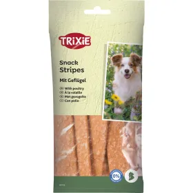 Ласощі для собак Trixie Stripes Пастилки з птицею 12 см 10 шт / 100 г