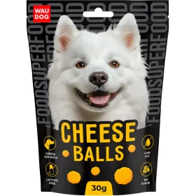 Ласощі для собак WAUDOG Treats Cheese Balls Хрусткі сирні кульки 30 г