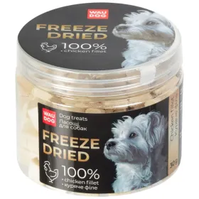 Ласощі для собак WAUDOG Treats Freeze dried Chicken Fillet Куряче філе 30 г