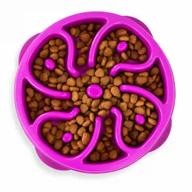 Миска для медленного питания Outward Hound Fun Feeder цветок средняя фиолетовая