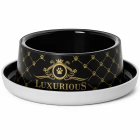 Миска для собак Moderna Trendy Dinner Luxurious Pets чорна 735 мл