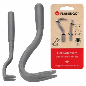Набір пінцетів для видалення кліщів Flamingo Tick Removers 2 шт