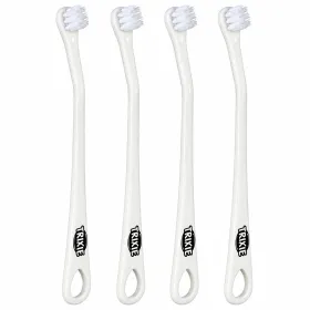Набір зубних щіток Trixie Tooth Brush Set для котів і малих собак 15 см, 4 шт