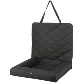 Накидка-лежак на сидіння в авто для тварин Trixie Car Seat Cushion поліестер чорна 61х10х50 см