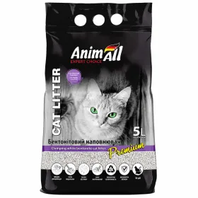 Наповнювач бентонітовий AnimAll з ароматом лаванди 5 л