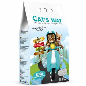 Наповнювач бентонітовий Cat's Way Marseille Soap з ароматом марсельського мила 5 л