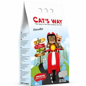 Наповнювач бентонітовий Cat's Way Unscented без аромату 5 л