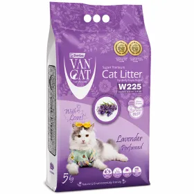 Наповнювач бентонітовий VanCat Lavender з ароматом лаванди 5 кг