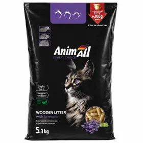 Наповнювач деревний AnimAll з ароматом лаванди 5,3 кг