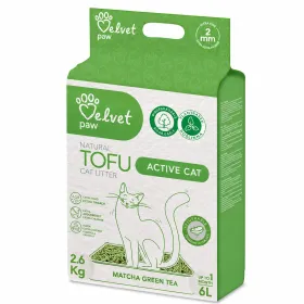 Наповнювач гороховий Velvet Paw Tofu Matcha Green Tea з екстрактом зеленого чаю матчу 6 л