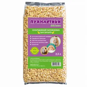 Наповнювач кукурудзяний "Пухнастики ECOcorn" для гризунів 2,5 л
