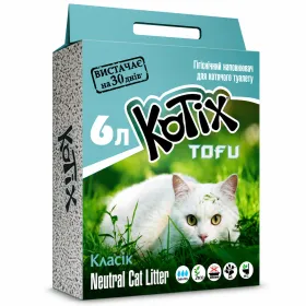 Наповнювач соєвий Kotix Tofu Classic без аромату 6 л