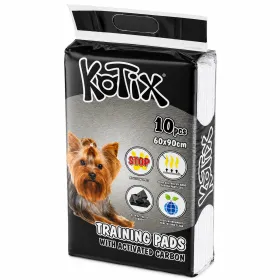 Пелюшки Kotix Premium антибактеріальні з активованим вугіллям для цуценят та дорослих собак 60*90 см 10 шт