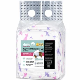 Підгузки AnimAll для собак M 24-40 см 10 шт