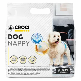 Підгузки Croci Dog Nappy для собак M 32-44 см 12 шт