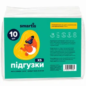 Підгузки Smartis для собак XS 34-50 см 10 шт