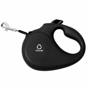 Повідець-рулетка CoLLaR S для собак вагою до 15 кг стрічка 5 м чорна