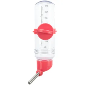 Поїлка для гризунів Trixie Plastic Water Bottle пластикова рожева 250 мл