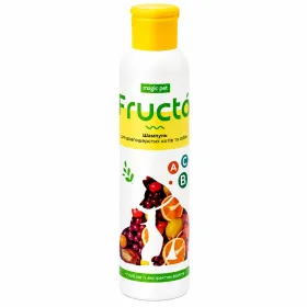Рідке мило для котів та собак Magic Pet FRUCTA "Чисті лапки" з екстрактом вишні, ананаса, авокадо та апельсина 220 мл