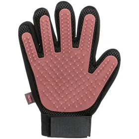 Рукавичка масажна Trixie Coat Care Glove дихаюча сітка 24*16 см рожева