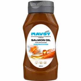 Харчова добавка Mavsy Salmon Oil with Glucosamine and Chondroitin Лососева олія з глюкозаміном і хондроїтином 300 мл