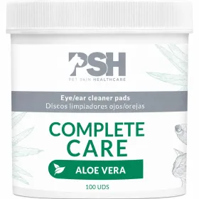 Серветки-диски PSH Eye & Otic Cleaner Pad з алое вера для догляду за очима та вухами собак та котів 100 шт