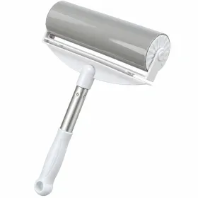 Силіконовий липкий валик для видалення шерсті Trixie Lint Roller XXL білий/сірий 20*30 см